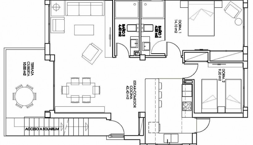 Neue Gebäude - Penthouse - San Miguel de Salinas